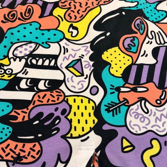 Steve Harrington Staple Pigeon Graphic Short‎ Sleeve Polo Shirt Men's L - Picture 3 of 4